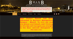 Desktop Screenshot of businessmanagementbudapest.com